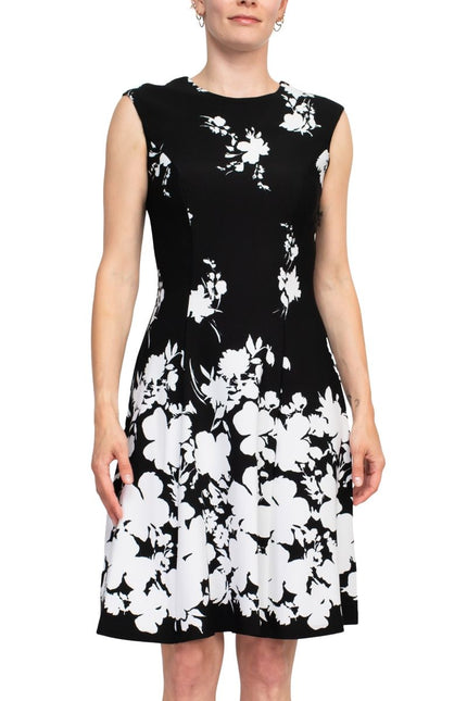 Connected Apparel Floral Print Dress by Curated Brands
