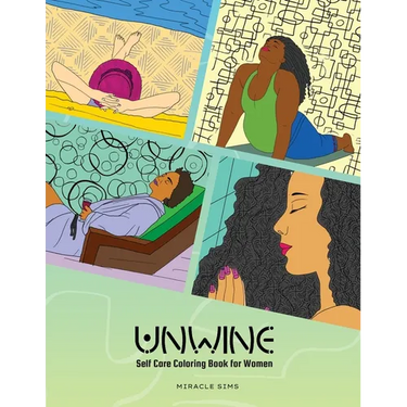 Unwine: Self-care Coloring Book for Women