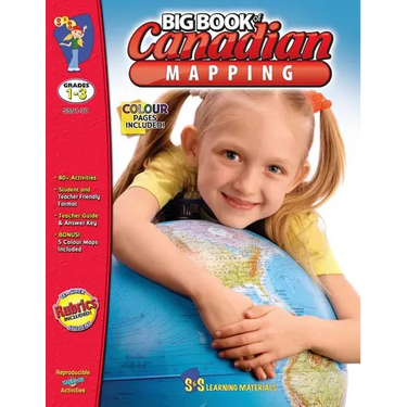 Canadian Mapping Big Book: Grades 1-3