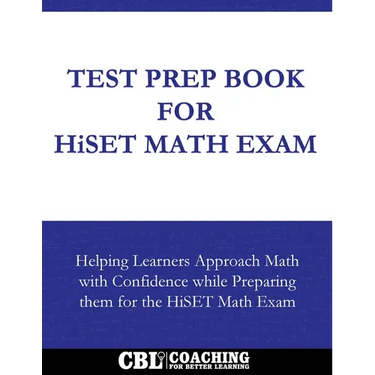 Test Prep Book For HiSET Math Exam