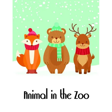 Animal in the Zoo: The Coloring Pages, design for kids, Children, Boys, Girls and Adults