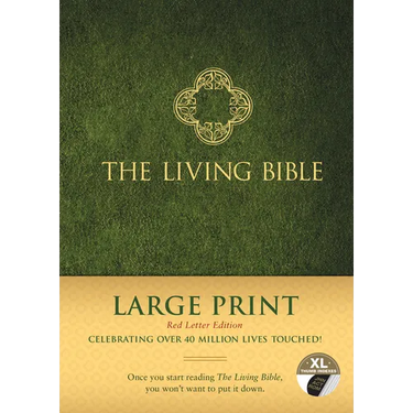 The Living Bible Large Print Red Letter Edition