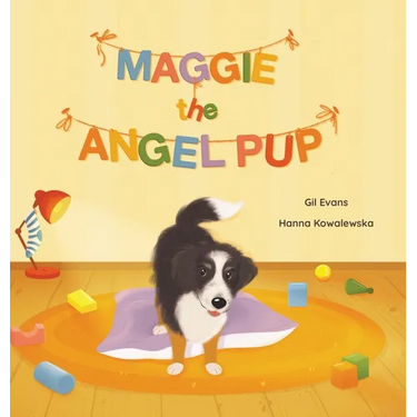 Maggie the Angel Pup.