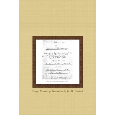 Notes Of Border History- Taken on a Trip to the western part of Penna., & the adjoining parts of N. Y. & Ohio