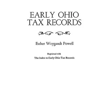 Early Ohio Tax Records (Indexed)