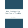 First Families of the Lost State of Franklin