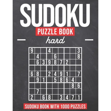 Sudoku Puzzle Book Hard: Sudoku Puzzle Book with 1000 Puzzles - Hard - For Adults and Kids