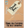 Thank You For Being The Best Grandpa!: My Gift Of Appreciation: Full Color Gift Book Prompted Questions 6.61 x 9.61 inch