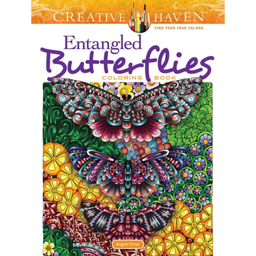 Creative Haven Entangled Butterflies Coloring Book