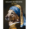Golden Retrievers in Art: Portraits inspired by iconic masterpieces