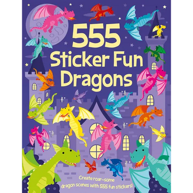 555 Sticker Fun - Dragons