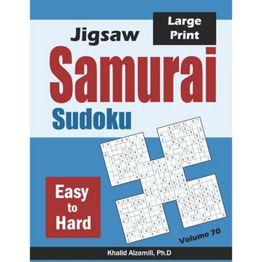 Jigsaw Samurai Sudoku: 500 Easy to Hard Jigsaw Sudoku Puzzles Overlapping into 100 Samurai Style