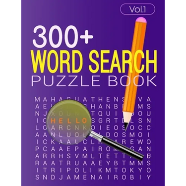 300+ WORD SEARCH PUZZLE BOOK (Vol.1): Word search book with solution