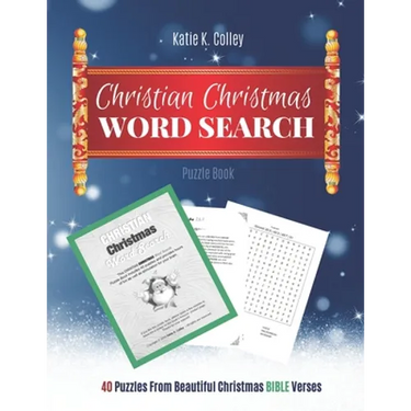 Christian Christmas Word Search: Puzzle Book (a good gift idea) - Christmas Word Search Books For Adults - Bible Word Search Book Gifts