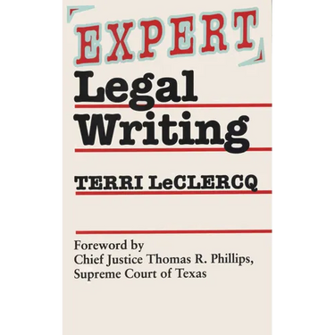 Expert Legal Writing