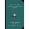 Notes On West African Categories (1911)