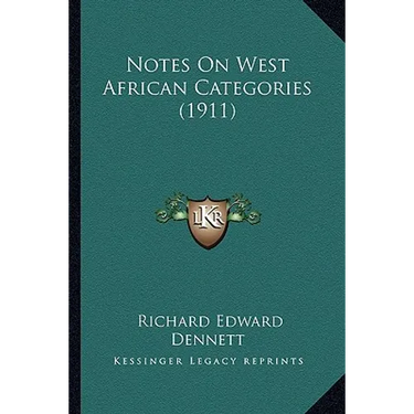 Notes On West African Categories (1911)