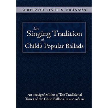 The Singing Tradition of Child's Popular Ballads