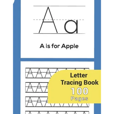Letter Tracing: Letter Tracing Paper-Perfect For Kids Letter Tracing Books Preschoolers 3-5 Kindergarten Toddlers Boys Girls Kida Age 3-5 With Hand Le