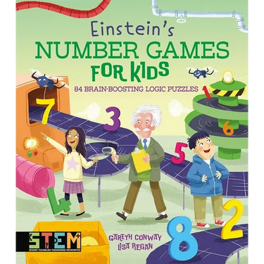 Einstein's Number Games for Kids: 84 Brain-Boosting Logic Puzzles
