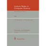 Geometry and Robotics: Workshop, Toulouse, France, May 26-28, 1988. Proceedings