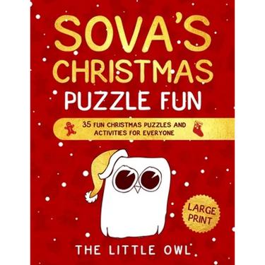 Sova's Christmas Puzzle Fun: 35 fun Christmas puzzles and activities for everyone