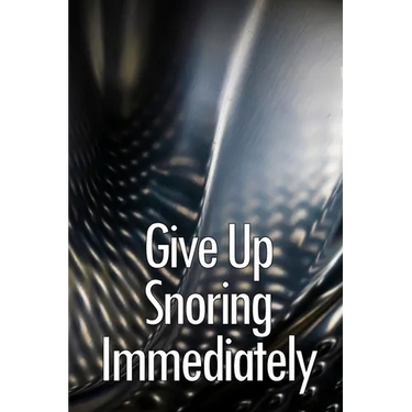 Give Up Snoring Immediately: The key to getting rid of your snoring