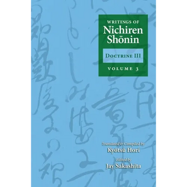 Writings of Nichiren Shonin Doctrine 3: Volume 3