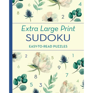 Extra Large Print Sudoku: Easy-To-Read Puzzles