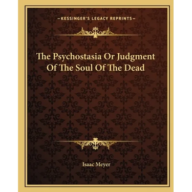 The Psychostasia Or Judgment Of The Soul Of The Dead