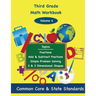 Third Grade Math Volume 4: Fractions, Add and Subtract Fractions, Simple Problem Solving, Two and Three Dimensional Shapes
