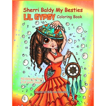 Sherri Baldy My Besties Lil Gypsy Coloring Book