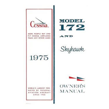 Cessna 1975 Model 172 and Skyhawk Owner's Manual