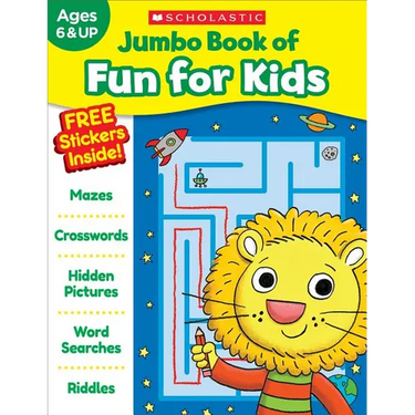 Jumbo Book of Fun for Kids Workbook