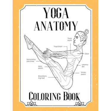 Yoga Anatomy Coloring Book: Visual Guide Movement Yoga Poses Coloring Book