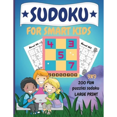 Sudoku for Smart Kids: 200 Fun Dino Sudoku Puzzle with Solution for Children Ages 8 and Up