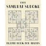 Samurai Sudoku Puzzle Book for Adults - Easy: 500 Simple Sudoku Puzzles Overlapping into 100 Samurai Style