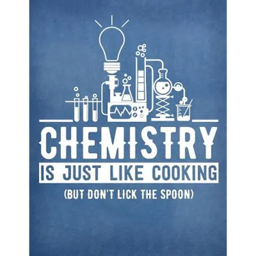 Hexagonal Chemistry Lab Book: 8.5 X 11 Chemistry School Graph Paper Chemistry Is Like Cooking But Don't Lick the Spoon