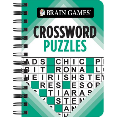 Brain Games - To Go - Crossword Puzzles (Teal)