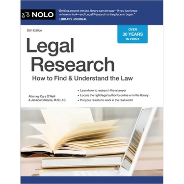 Legal Research: How to Find & Understand the Law