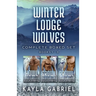 Winter Lodge Wolves Complete Boxed Set - Books 1-3: Large Print