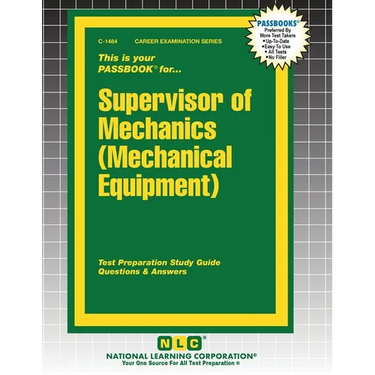 Supervisor of Mechanics (Mechanical Equipment)