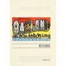 Vintage Lined Notebook Greetings from Oakland, California