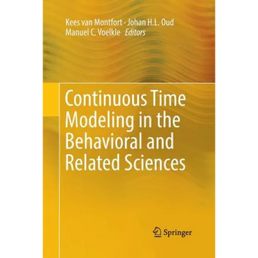Continuous Time Modeling in the Behavioral and Related Sciences