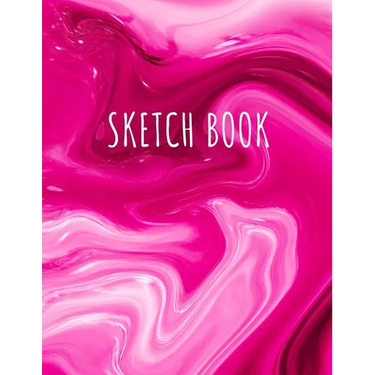 Sketch Book: Activity Sketch Book For Kids Watercolor Abstract Painting Instruction 8.5"x 11" 110 Pages Sketching Book From The Ima