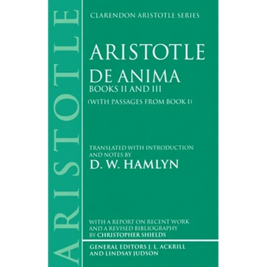 de Anima: Books II and III (with Passages from Book I)