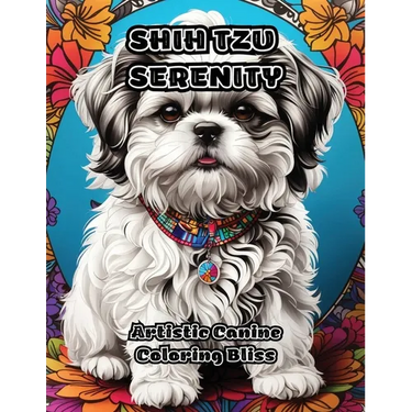 Shih Tzu Serenity: Artistic Canine Coloring Bliss