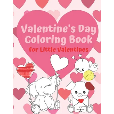 Valentine's Day Coloring Book for Little Valentines: For Artistic Little Hands Aged 1 to 3