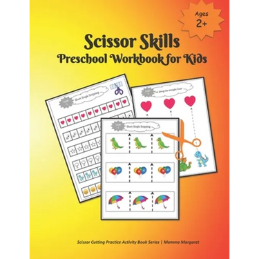 Scissor Skills Preschool Workbook for Kids: Mermaid themed Scissor Cutting Practice Activity Book - scissor cutting book for kids -Preschoolers and Ki
