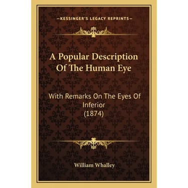 A Popular Description Of The Human Eye: With Remarks On The Eyes Of Inferior (1874)
